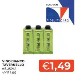 Mercatò Vino bianco TAVERNELLO offerta