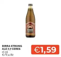 Mercatò Birra strong ale 7,7 CERES offerta