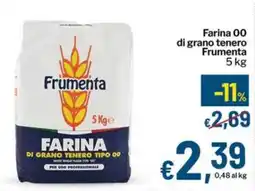 Qui Discount Farina 00 di grano tenero Frumenta offerta