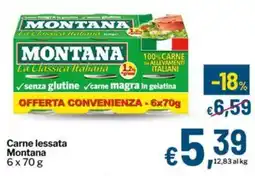 Qui Discount Carne lessata Montana offerta