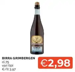 Mercatò Birra GRIMBERGEN offerta