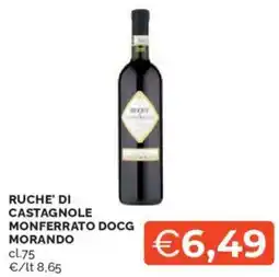 Mercatò Ruche' di castagnole monferrato docg MORANDO offerta