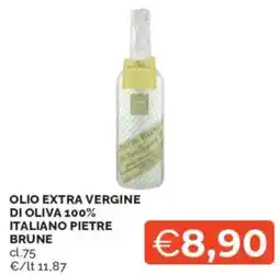 Mercatò Olio extra vergine di oliva 100% italiano PIETRE BRUNE offerta