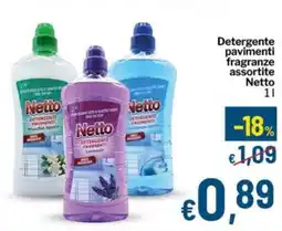 Qui Discount Detergente pavimenti fragranze assortite Netto offerta