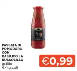 Mercatò Passata di pomodoro con basilico LA RUSSOLILLO offerta