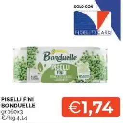 Mercatò Piselli fini BONDUELLE offerta