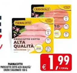 Deco Supermercati Parmacotto prosciutto cotto alta qualità/ crudo stagionato offerta