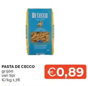 Mercatò Pasta DE CECCO offerta