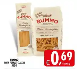 Deco Supermercati Rummo pasta formati classici offerta