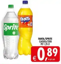 Deco Supermercati Fanta/sprite classica/zero pet offerta