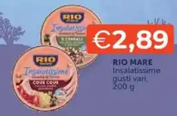 Mercatò RIO MARE Insalatissime offerta