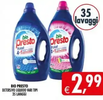 Deco Supermercati Bio presto detersivo liquido offerta