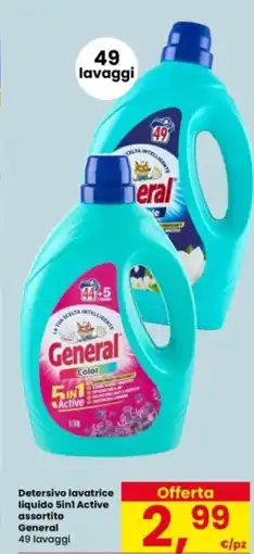 Interspar Detersivo lavatrice liquido 5in1 Active General offerta
