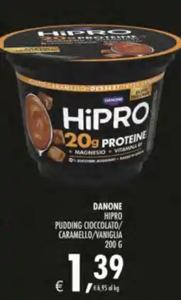 Deco Supermercati Danone hipro pudding cioccolato/ caramello/vaniglia offerta