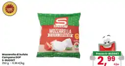 Interspar Mozzarella di bufala Campana DOP S-BUDGET offerta