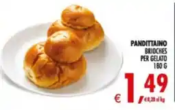 Deco Supermercati Pandittaino brioches per gelato offerta