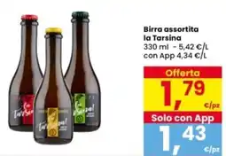 Interspar Birra la Tarsina offerta