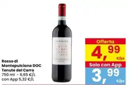 Interspar Rosso di Montepulciano DOC Tenute del Cerro offerta