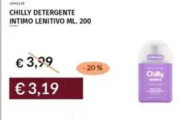 Prezzemolo e Vitale Chilly detergente intimo lenitivo offerta