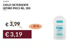 Prezzemolo e Vitale Chilly detergente intimo PH3.5 offerta