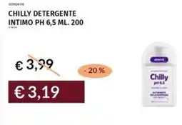 Prezzemolo e Vitale Chilly detergente intimo PH 6,5 offerta