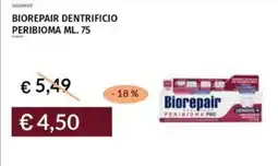 Prezzemolo e Vitale Biorepair dentrificio peribioma offerta