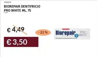 Prezzemolo e Vitale Biorepair dentifricio pro white offerta