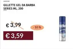 Prezzemolo e Vitale Gillette gel da barba series offerta