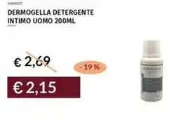 Prezzemolo e Vitale Dermogella detergente intimo uomo offerta