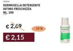 Prezzemolo e Vitale Dermogella detergente intimo freschezza offerta