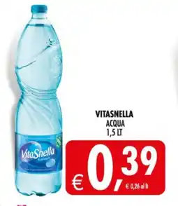 Deco Supermercati Vitasnella acqua offerta