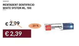 Prezzemolo e Vitale Mentadent dentifricio white system offerta