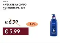 Prezzemolo e Vitale Nivea crema corpo nutriente offerta