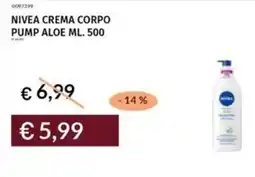 Prezzemolo e Vitale Nivea crema corpo pump aloe offerta