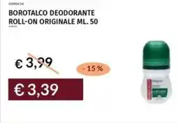 Prezzemolo e Vitale Borotalco deodorante roll-on originale offerta