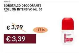 Prezzemolo e Vitale Borotalco deodorante roll on intensivo offerta