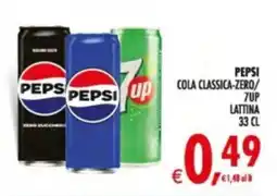 Deco Supermercati Pepsi cola classica-zero/ 7up lattina offerta