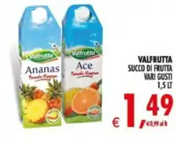 Deco Supermercati Valfrutta succo di frutta offerta