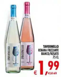 Deco Supermercati Tavernello renana frizzante bianco/rosato offerta