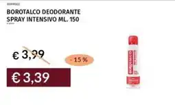 Prezzemolo e Vitale Borotalco deodorante spray intensivo offerta