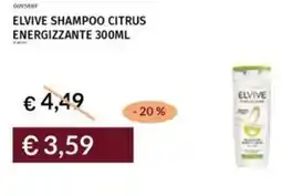 Prezzemolo e Vitale Elvive shampoo citrus energizzante offerta