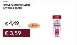 Prezzemolo e Vitale Elvive shampoo anti rottura offerta