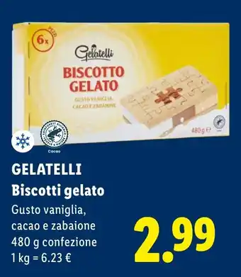 GELATELLI Biscotti gelato