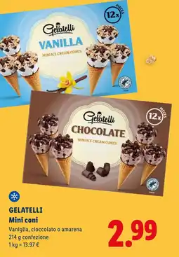 Lidl GELATELLI Mini coni offerta
