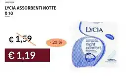 Prezzemolo e Vitale Lycia assorbenti notte x10 offerta