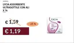 Prezzemolo e Vitale Lycia assorbente ultrasottile con ali x14 offerta