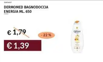 Prezzemolo e Vitale Dermomed bagnodoccia energia offerta