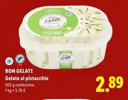 Lidl BON GELATI Gelato al pistacchio offerta