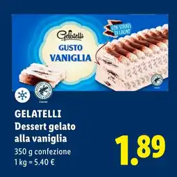 Lidl GELATELLI Dessert gelato alla vaniglia offerta