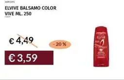 Prezzemolo e Vitale Elvive balsamo color vive offerta